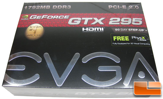 EVGA GeForce GTX 295 Retail Box Front