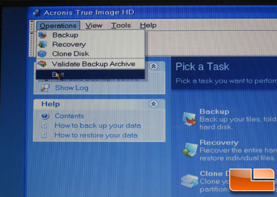 acronis trueimage hd cloning software