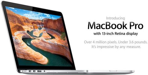 Apple Introduces 13in Retina MacBook Pro