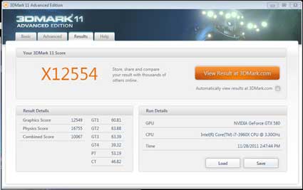 Futuremark 3DMark 11 World Record