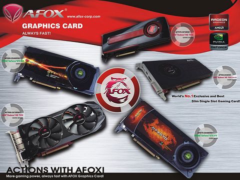 AFOX Announces Single Slot Slim Video Cards at Computex