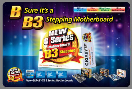 GIGABYTE Ships All New B3 6 Series Motherboards