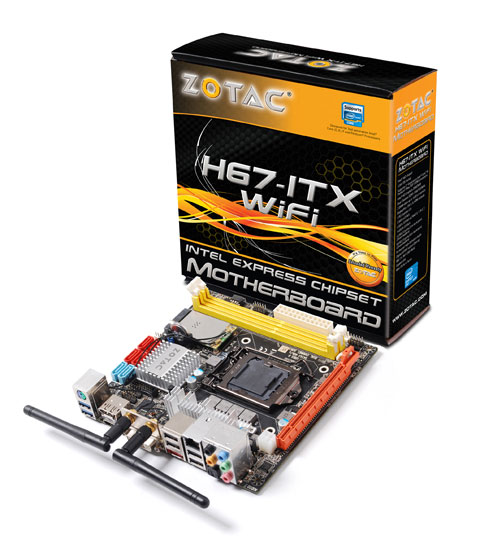 ZOTAC Now Shipping H67-ITX WiFi Motherboards w/ B3 Chipsets