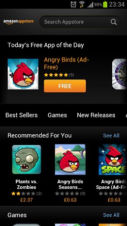 Amazon Appstore Now Live in the UK & Western Europe