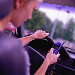 Driving with cell phone