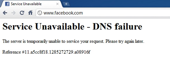 Facebook Having some Trouble