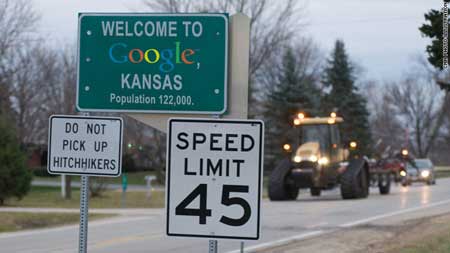 Topeka ‘renames’ itself ‘Google, Kansas’