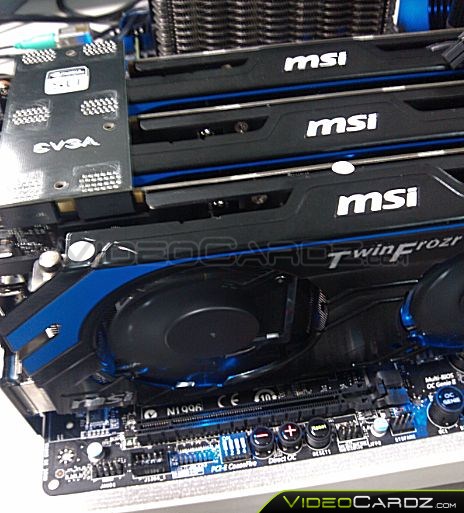 Leaked: Pictures of MSI GTX 660 Ti Hawk in Three-Way SLI