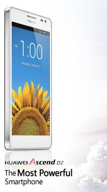 Huawei Ascend D2 smartphone