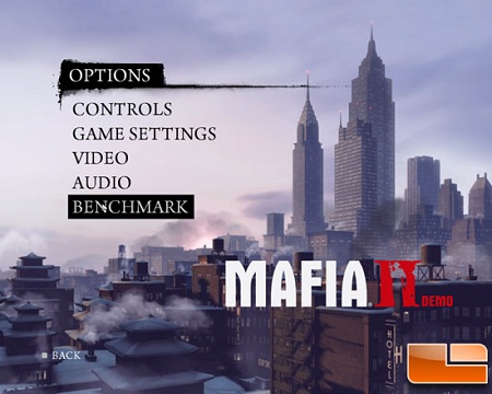 The Mafia II Demo In-Game Benchmark