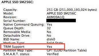 Mac OS X Lion TRIM