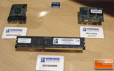 IDF 2010: SandForce Intel 25nm MLC Flash SSDs & SATADIMMs