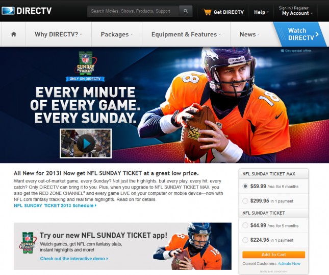 Watch Out DirecTV, Google and NFL Having Sunday Ticket Talks Legit