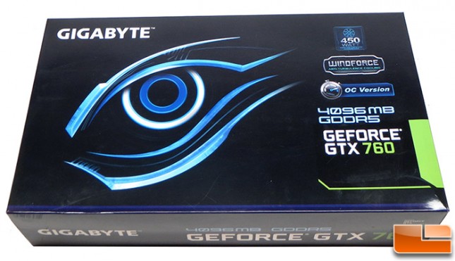 Gigabyte GeForce GTX 760 4GB Video Card 
