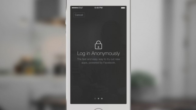 Anonymous Login