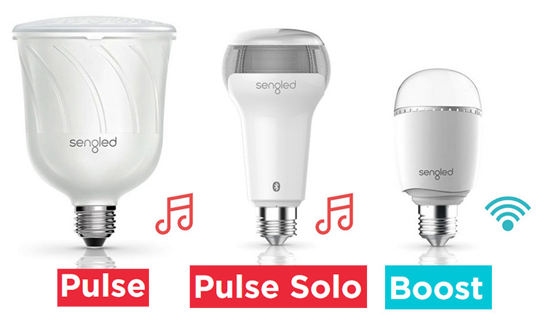 pulse led speaker light bulb