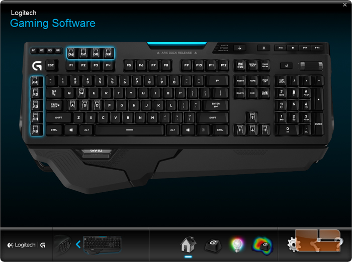 logitech gaming software set macro keyboard