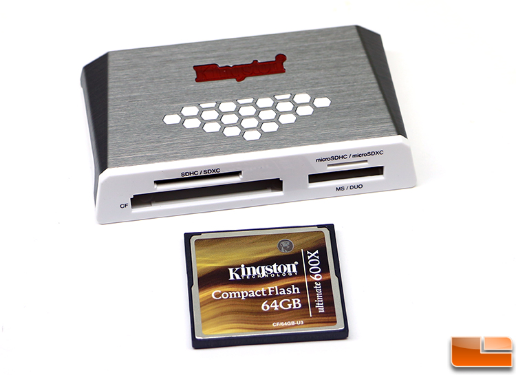Kingston HS4 Media Reader and 64GB CF Ultimate 600x CompactFlash