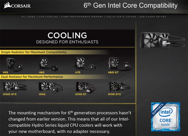 Corsair Intel Skylake Ready