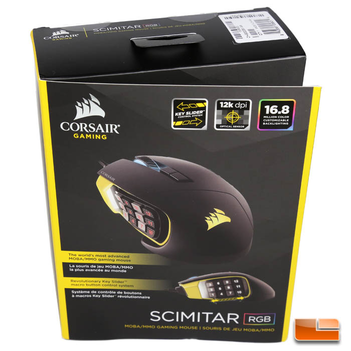Corsair Scimitar RGB Moba/MMO Gaming Mouse Review - Legit Reviews