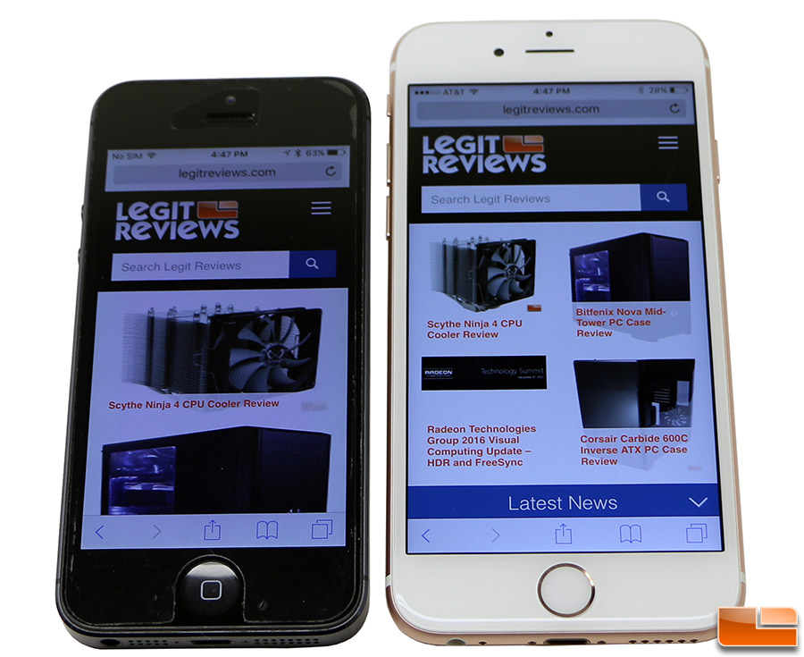 Absorberen Wolkenkrabber bevind zich Apple iPhone 6S Review - iPhone 6S Versus iPhone 5 - Legit Reviews
