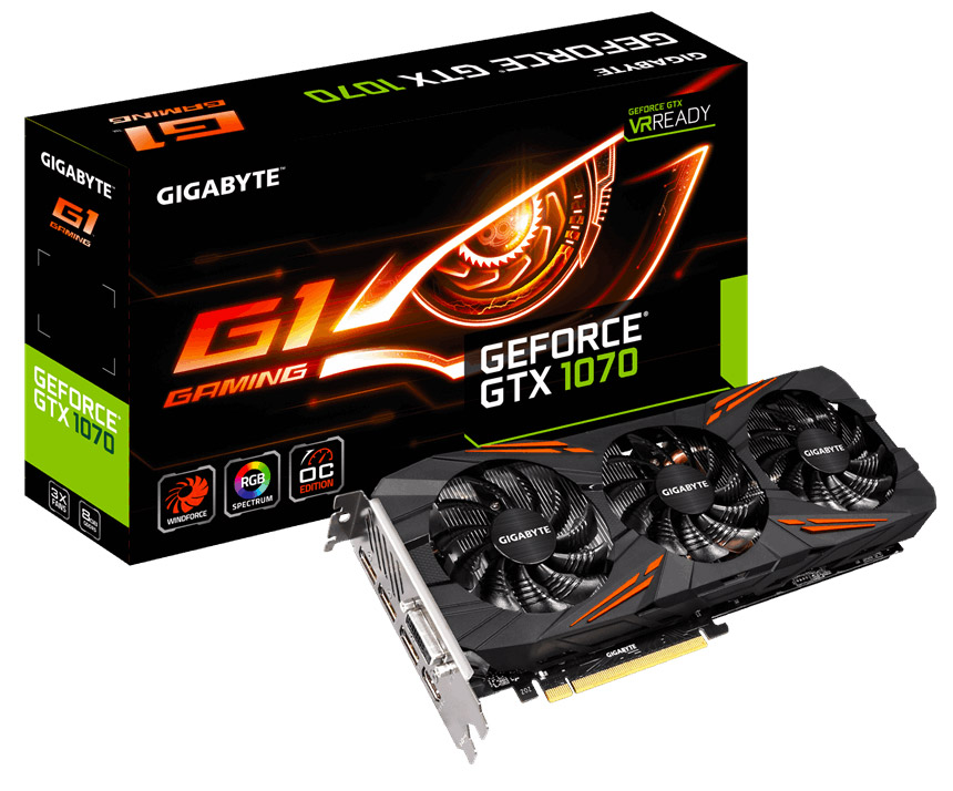 Gigabyte GeForce GTX 1070 G1 Gaming 
