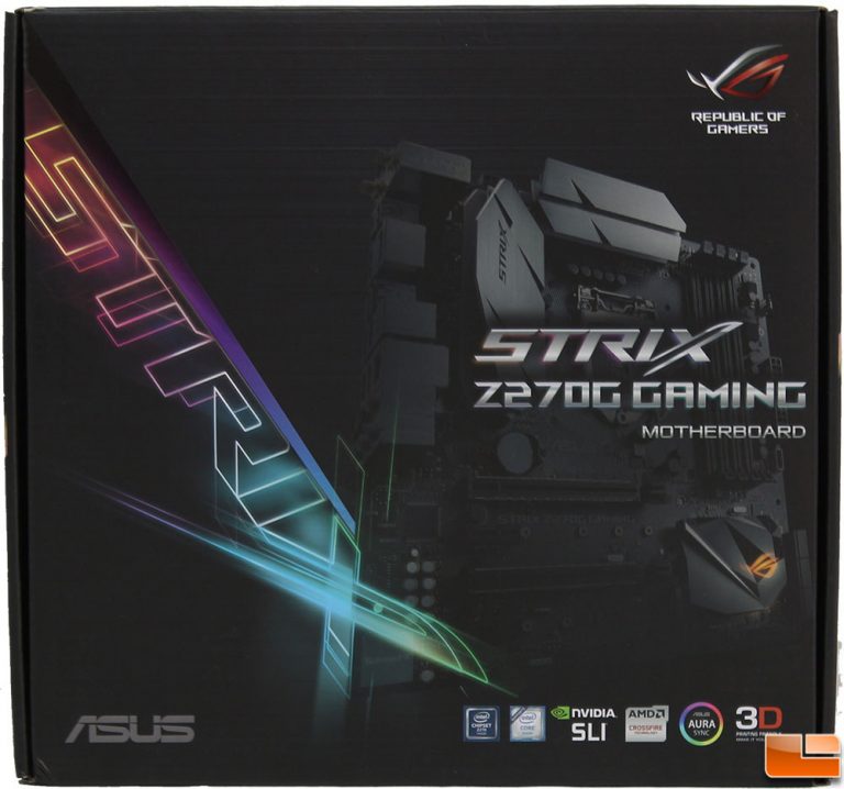 Asus Rog Strix Z270g Gaming Matx Motherboard Review Legit Reviews 8620