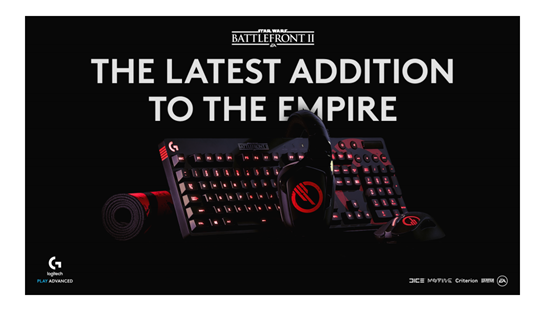 Logitech Announces Star Wars Battlefront II Gaming Gear - Legit