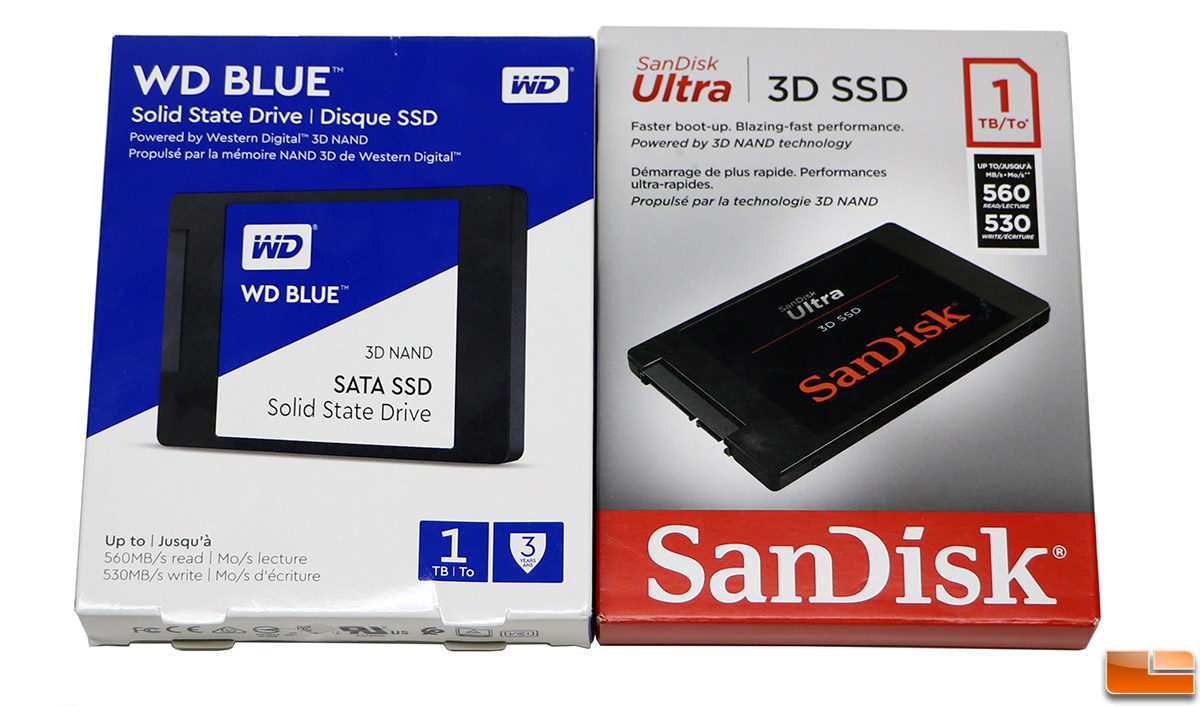 WD Blue 3D NAND and SanDisk 3D 1TB SSD - Legit Reviews