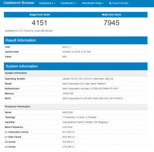 geekbench 3 tryout