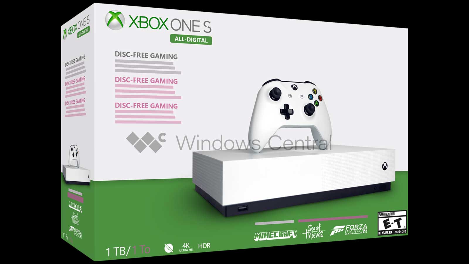 free xbox one s console