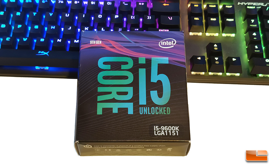 Intel Core i5-9600K Coffee Lake CPU Review - Legit Reviews
