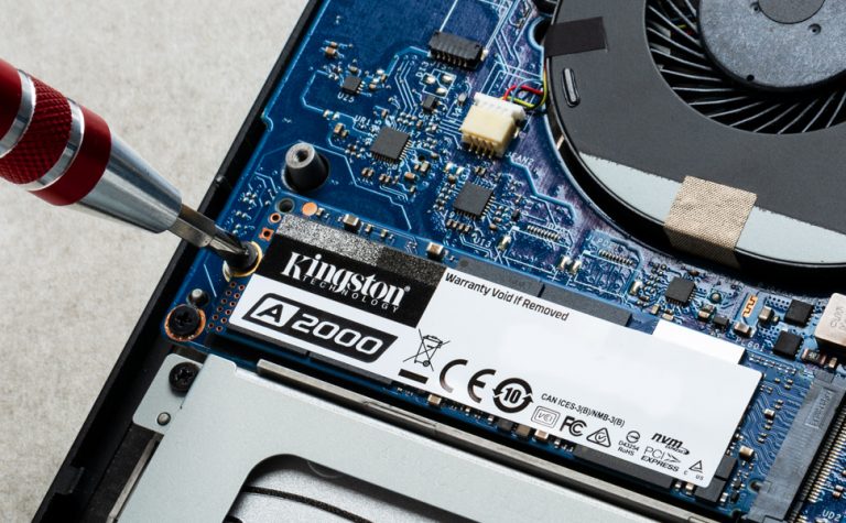 Ssd kingston a2000 установка