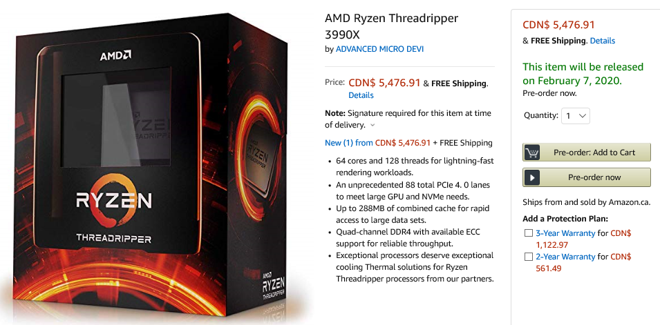 Here's what you need to run AMD's new 64-core/128-thread Ryzen Threadripper  3990X