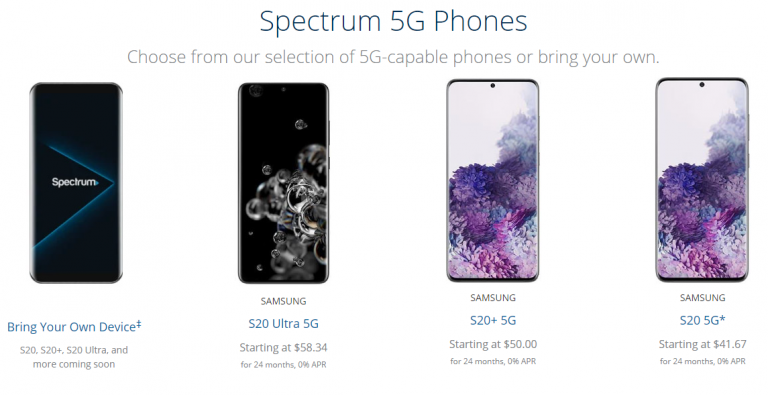 Spectrum Mobile Now Carrying Samsung Galaxy S20 5G Phones - Legit Reviews