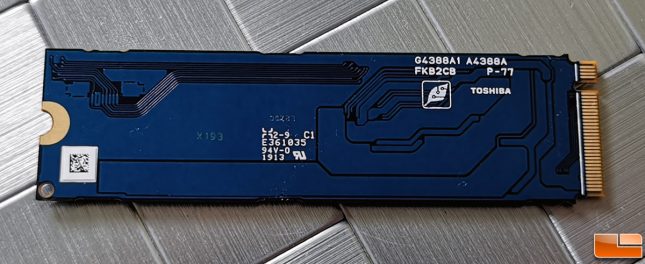 Toshiba Kioxia XG5-P 2TB NVMe SSD Single-Sided PCB