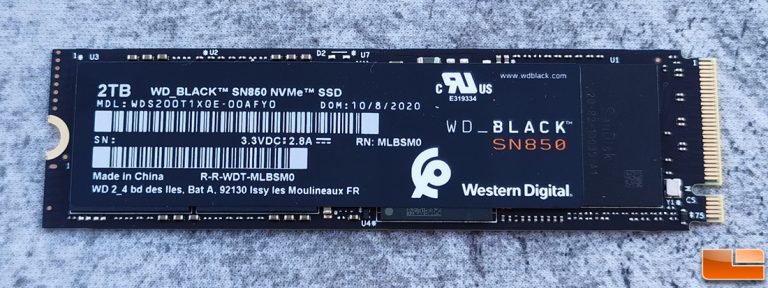WDBLACK SN850 2TB PCIe Gen4 NVMe SSD Review Legit Reviews WDBLACK