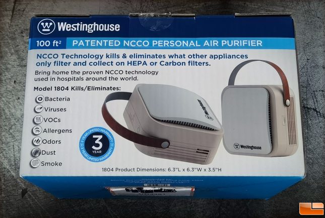 Westinghouse 1804 Portable Air Purifier