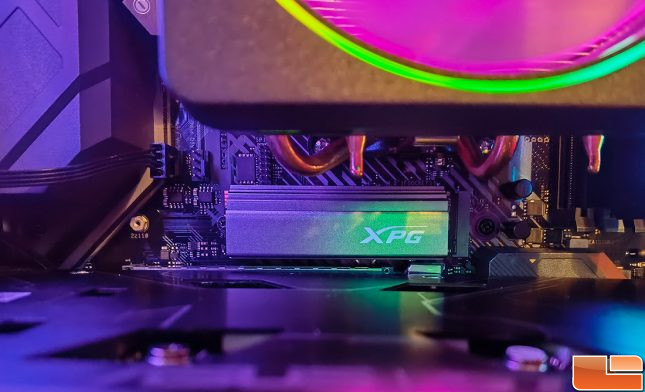 XPG GAMMIX S70 Installed