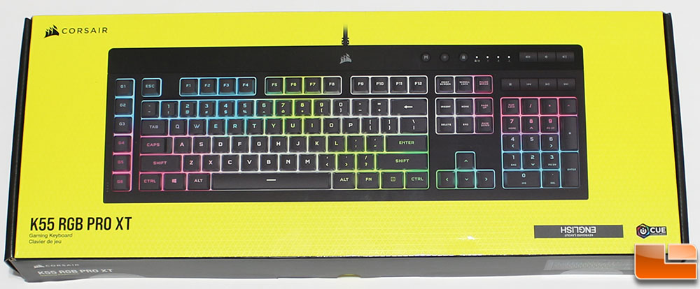 Corsair K55 RGB Pro XT Gaming Keyboard Review - Legit Reviews